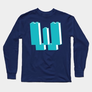 THE LETTER W, Customize My Minifig Long Sleeve T-Shirt